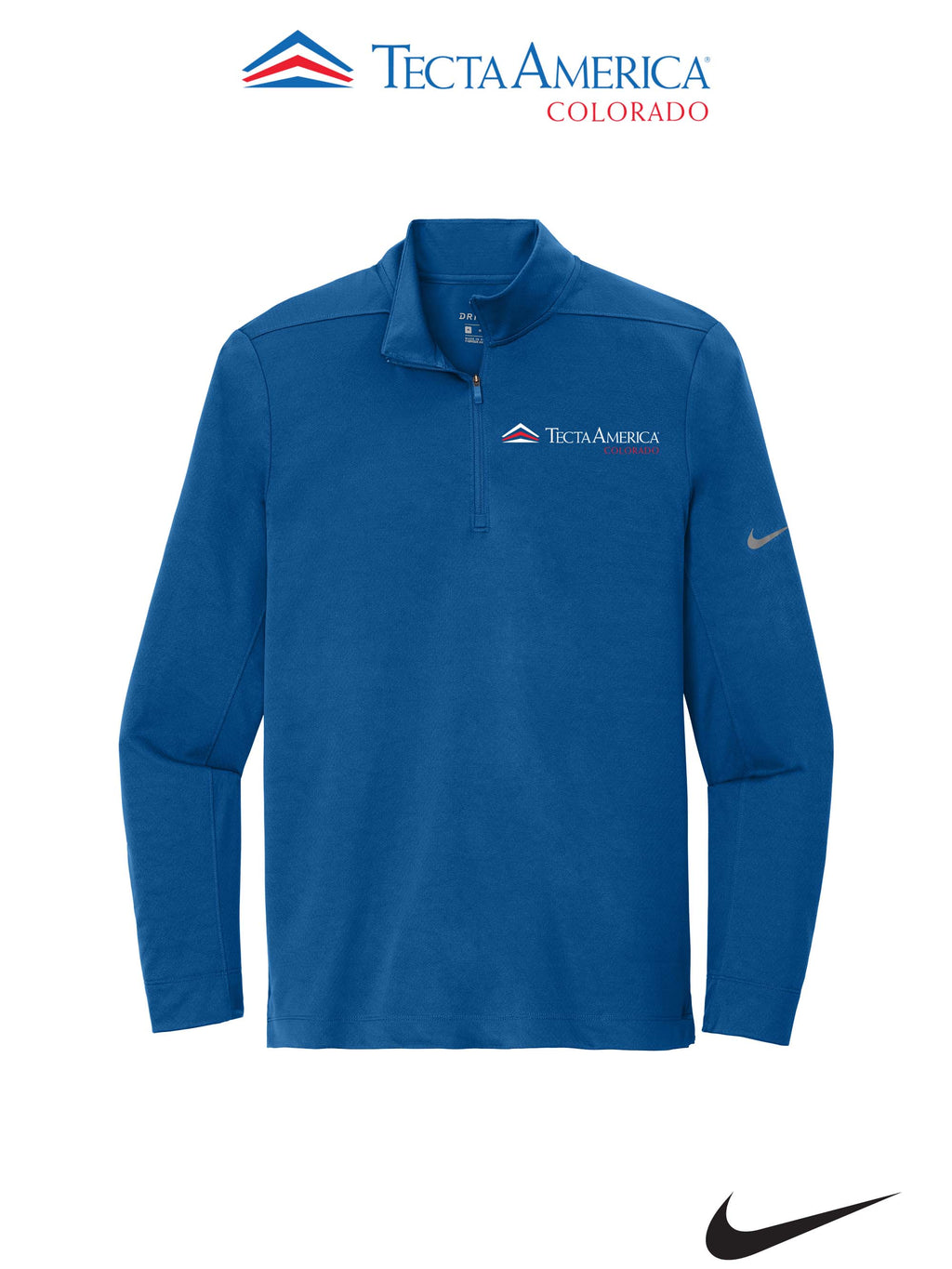 Nike Dry 1/2-Zip Cover-Up - Monument Roofing of Colorado