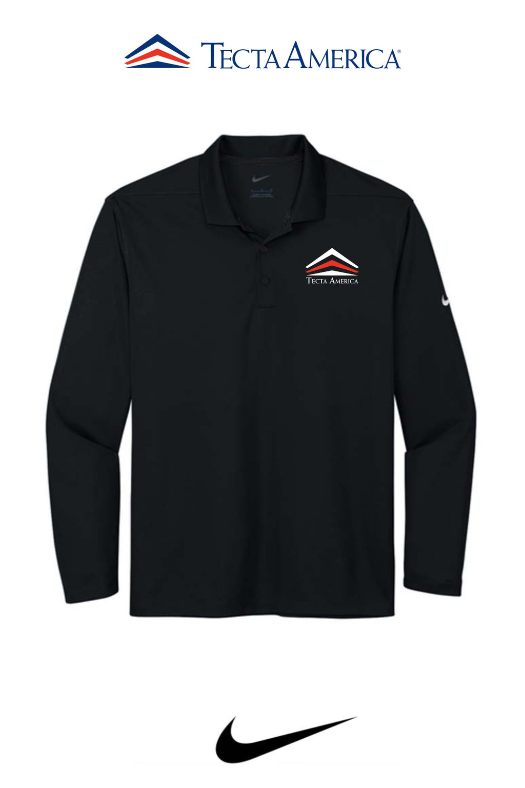 Nike Men's Dri-FIT Micro Pique 2.0 Long Sleeve Polo - Corporate