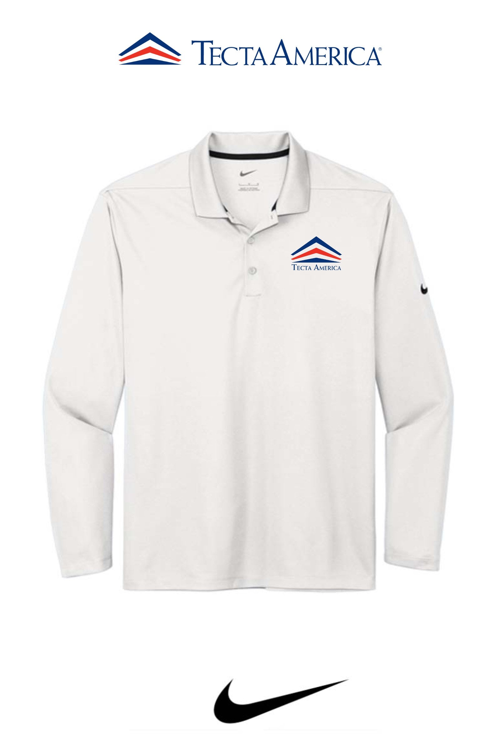 Nike Men's Dri-FIT Micro Pique 2.0 Long Sleeve Polo - Corporate