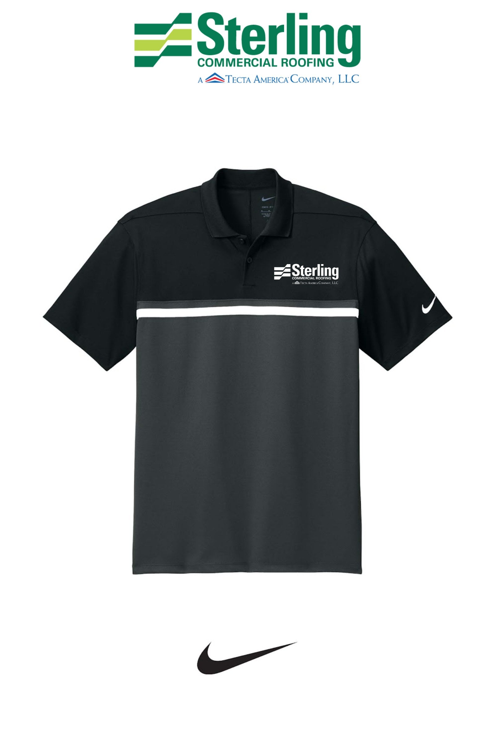 Nike Dri-FIT Victory Colorblock Polo - Sterling Commercial Roofing
