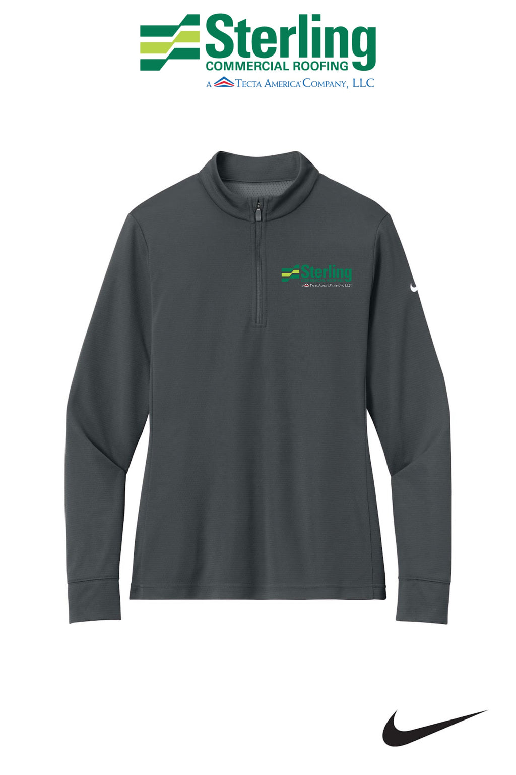 Nike Women’s Essential 1/2-Zip Cover-Up - Sterling, A Tecta American Company LLC