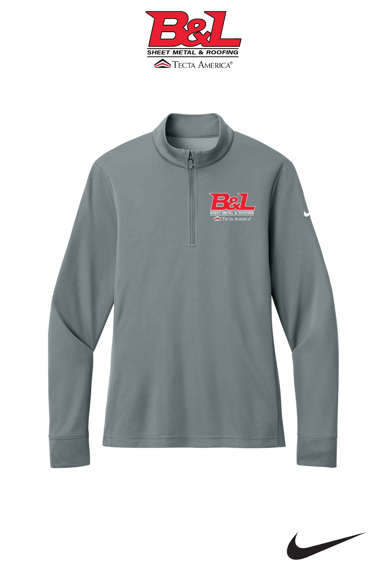 Nike Women’s Essential 1/2-Zip Cover-Up - B&L Sheet Metal & Roofing
