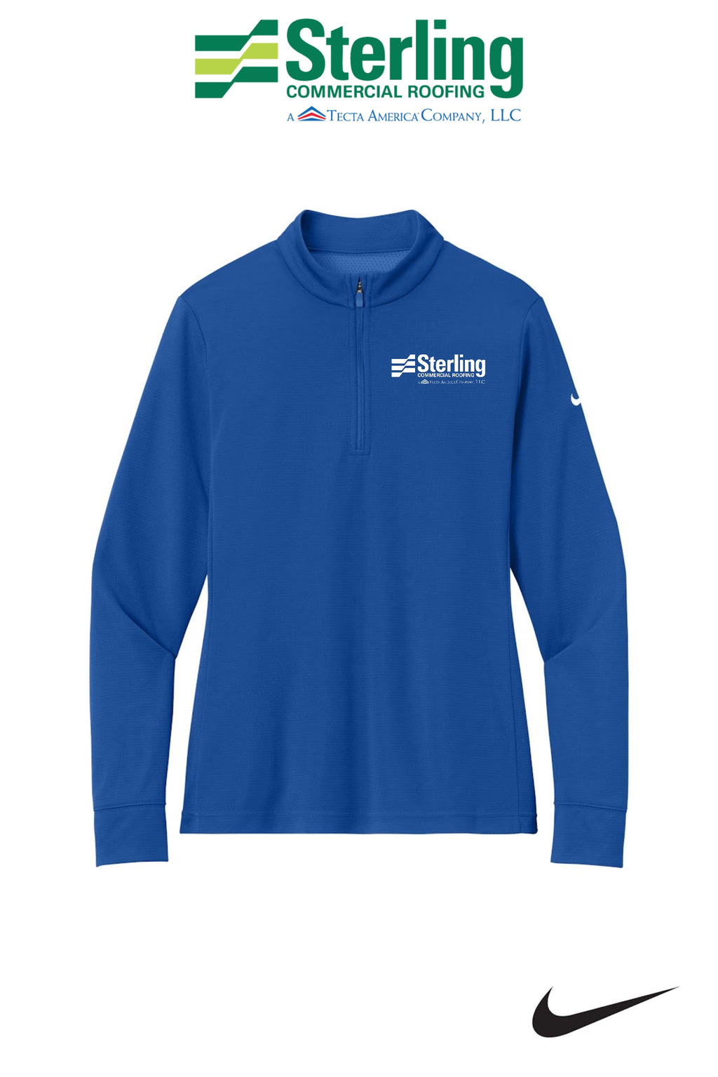 Nike Women’s Essential 1/2-Zip Cover-Up - Sterling, A Tecta American Company LLC