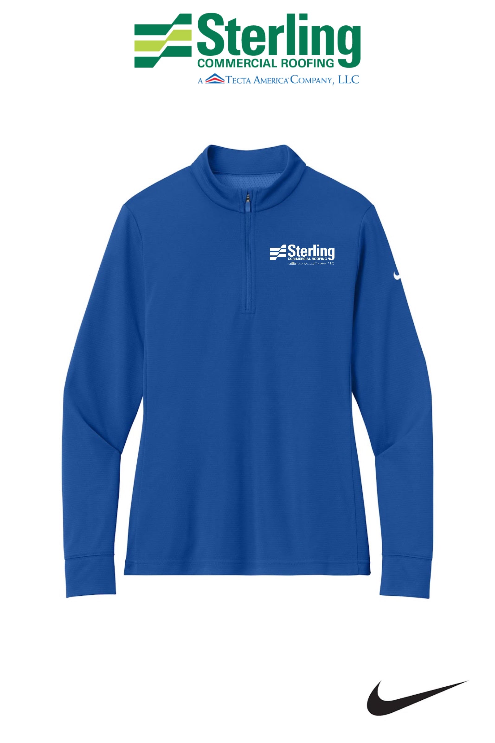 Nike Women’s Essential 1/2-Zip Cover-Up - Sterling, A Tecta American Company LLC
