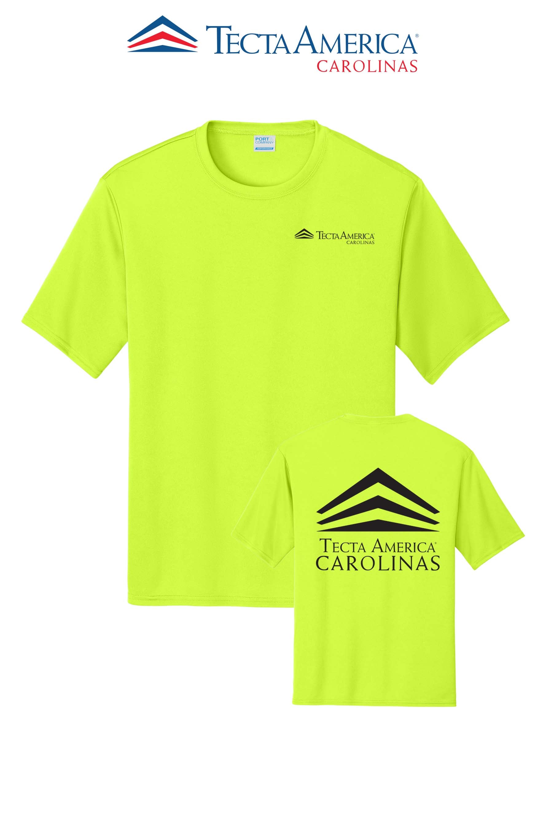 Port & Co™ Performance UPF 50 Tee - Tecta America Carolinas LLC