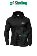 Port & Co™ Performance Pullover Hooded UPF50 Tee - Sterling, A Tecta American Company LLC