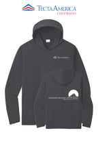 Port & Co™ Performance Pullover Hooded UPF50 Tee - Monument Roofing of Colorado