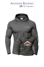 Port & Co™ Performance Pullover Hooded UPF50 Tee - Anthony Roofing