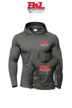 Port & Co™ Performance Pullover Hooded UPF50 Tee - B&L Sheet Metal & Roofing