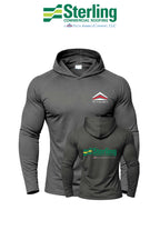 Port & Co™ Performance Pullover Hooded UPF50 Tee - Sterling, A Tecta American Company LLC