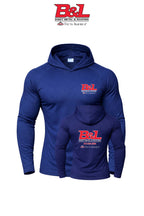 Port & Co™ Performance Pullover Hooded UPF50 Tee - B&L Sheet Metal & Roofing