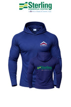 Port & Co™ Performance Pullover Hooded UPF50 Tee - Sterling, A Tecta American Company LLC