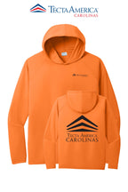 Port & Co™ Performance Pullover Hooded UPF50 Tee - Tecta America Carolinas LLC