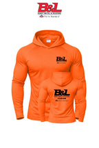 Port & Co™ Performance Pullover Hooded UPF50 Tee - B&L Sheet Metal & Roofing