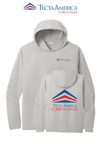 Port & Co™ Performance Pullover Hooded UPF50 Tee - Tecta America Carolinas LLC
