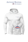 Port & Co™ Performance Pullover Hooded UPF50 Tee - Anthony Roofing