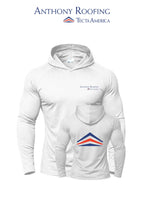 Port & Co™ Performance Pullover Hooded UPF50 Tee - Anthony Roofing