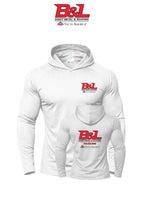 Port & Co™ Performance Pullover Hooded UPF50 Tee - B&L Sheet Metal & Roofing