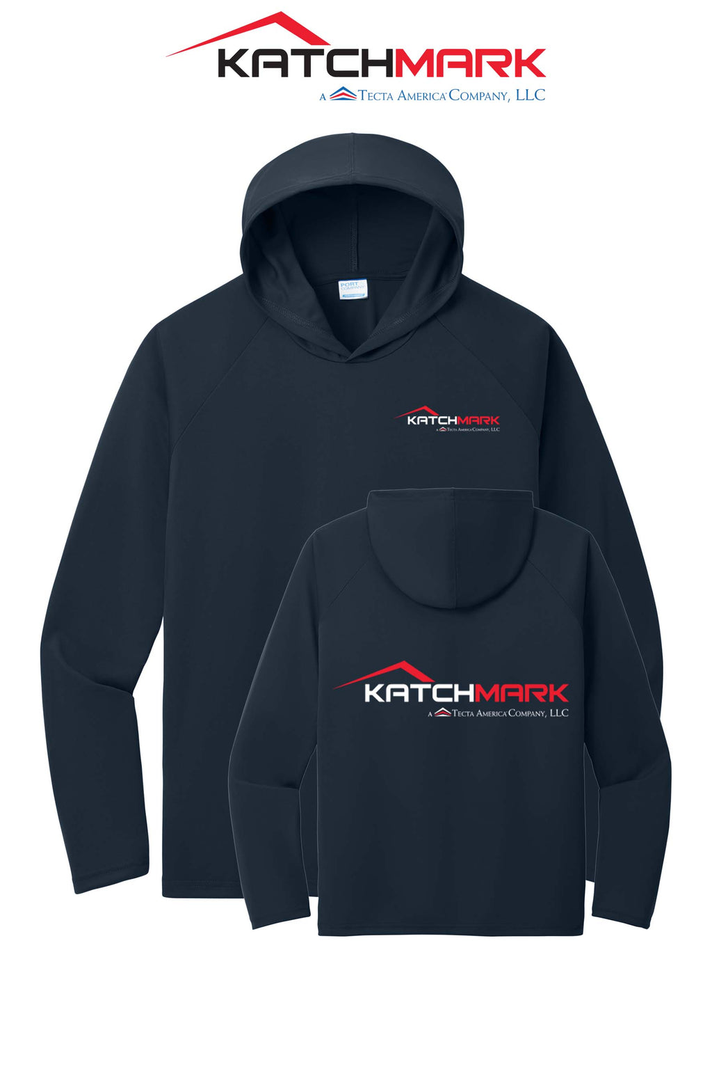 Port & Co™ Performance Pullover Hooded UPF50 Tee - Katchmark, A Tecta American Company LLC