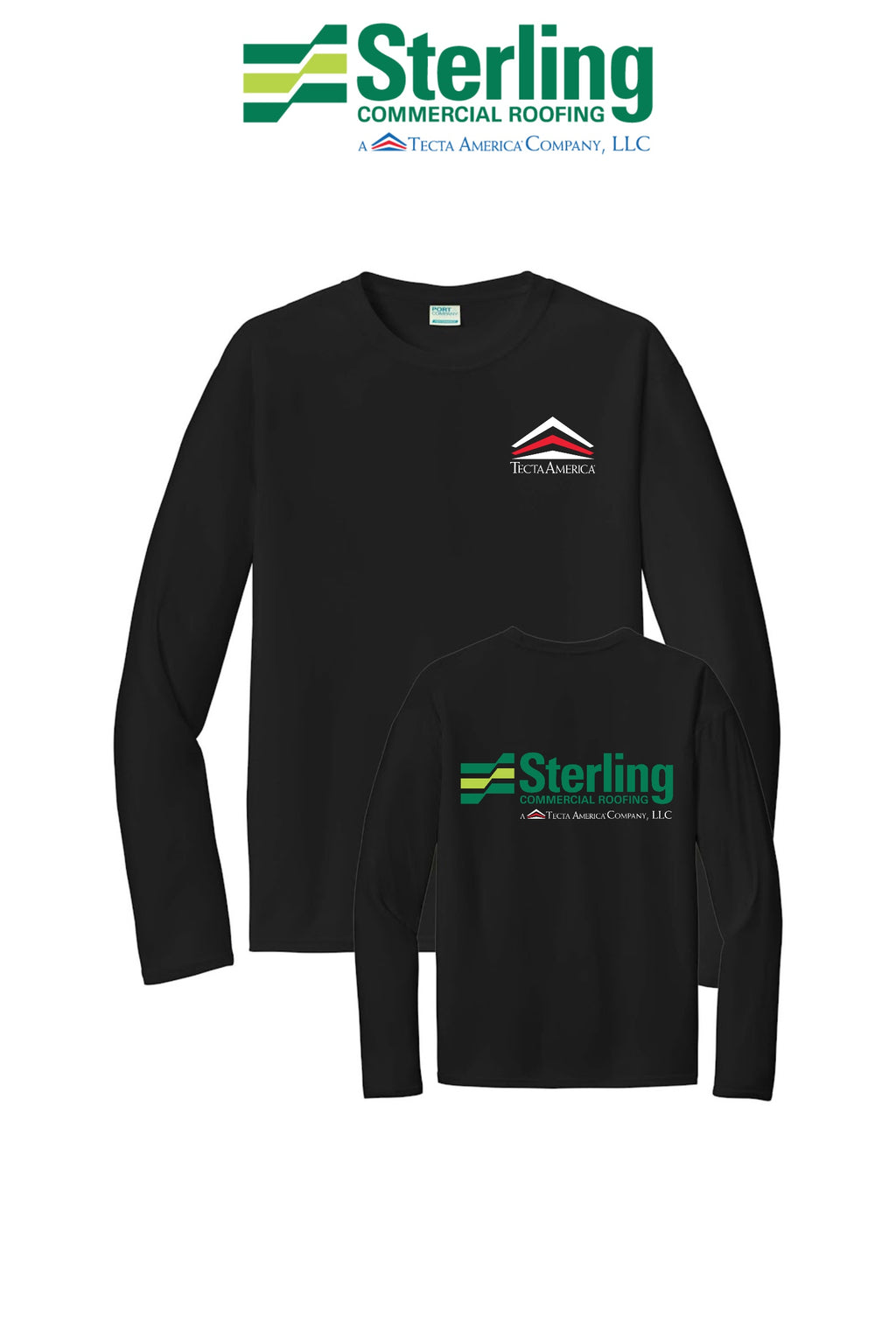 Port & Co™ Performance UPF 50 Long Sleeve - Sterling, A Tecta American Company LLC