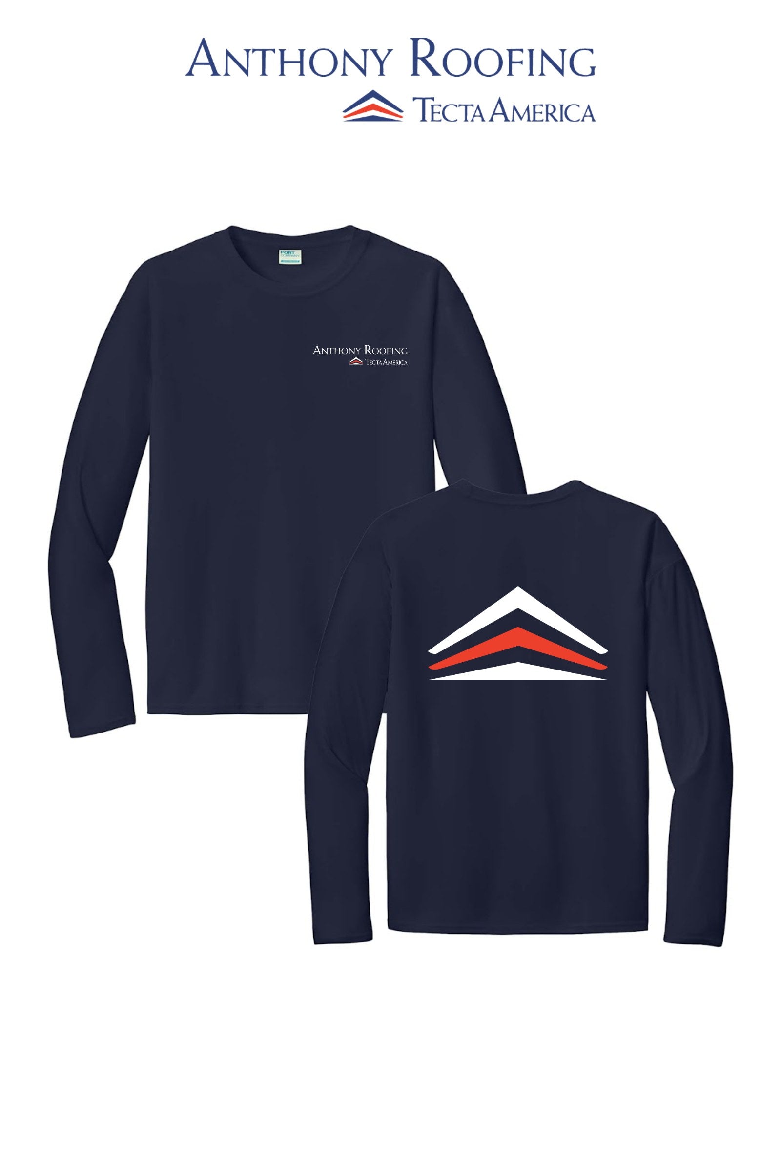 Port & Co™ Performance UPF 50 Long Sleeve - Anthony Roofing