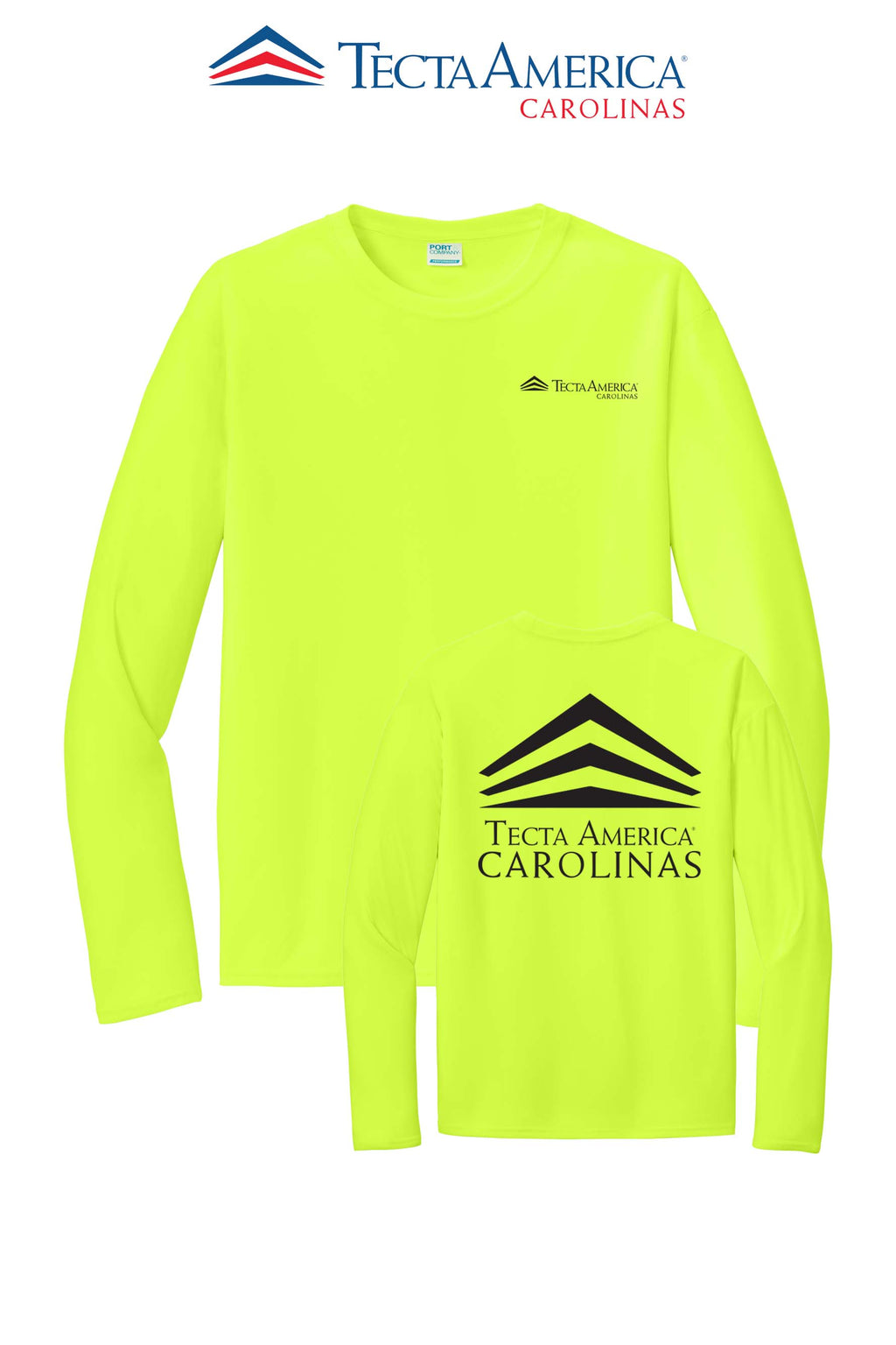 Port & Co™ Performance UPF 50 Long Sleeve - Tecta America Carolinas LLC