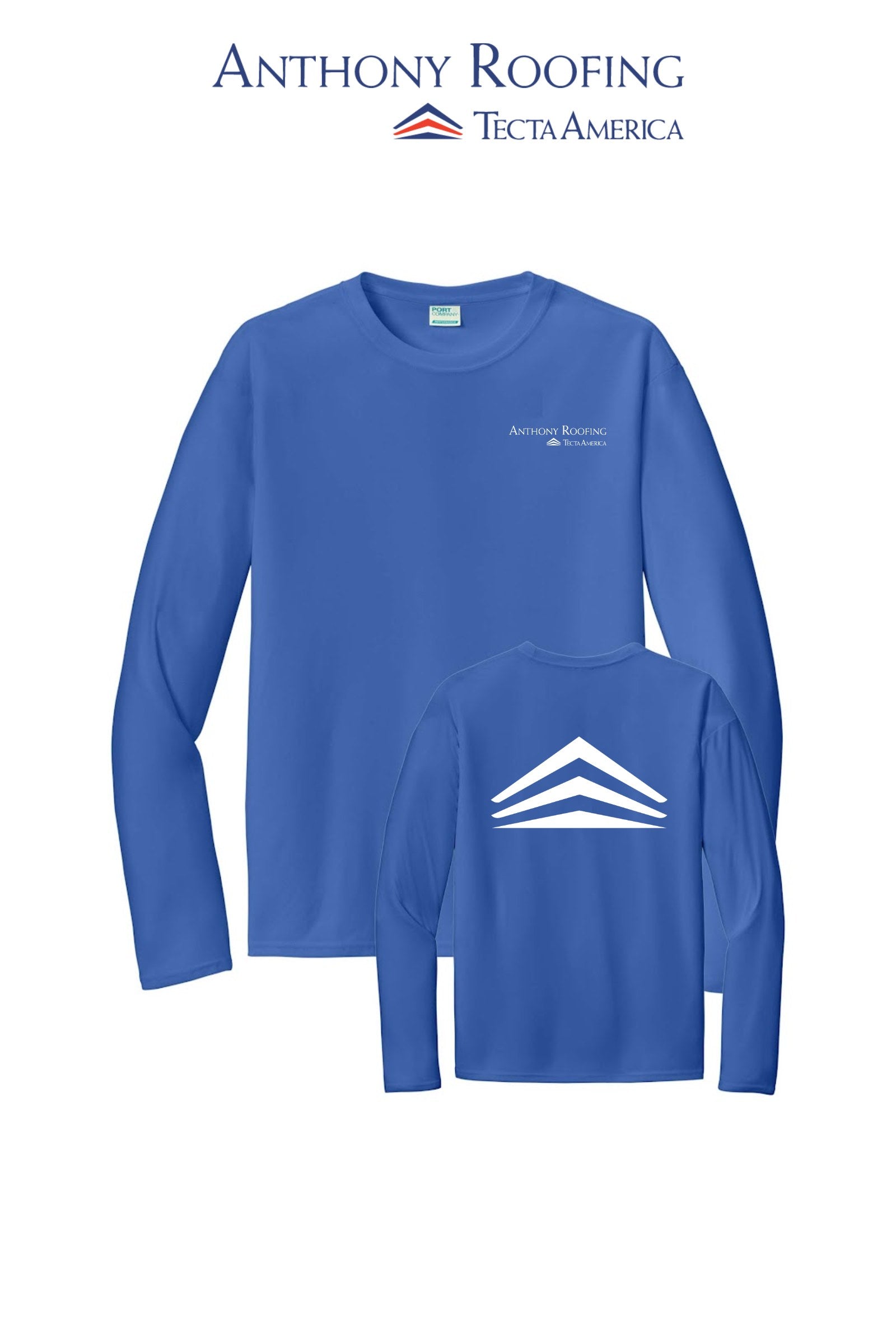 Port & Co™ Performance UPF 50 Long Sleeve - Anthony Roofing
