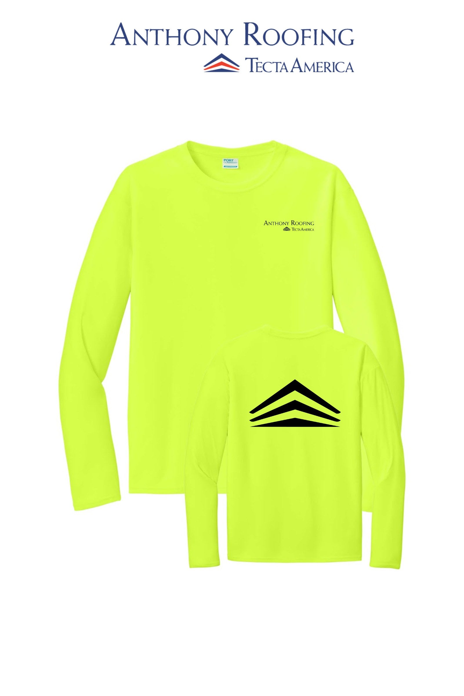 Port & Co™ Performance UPF 50 Long Sleeve - Anthony Roofing