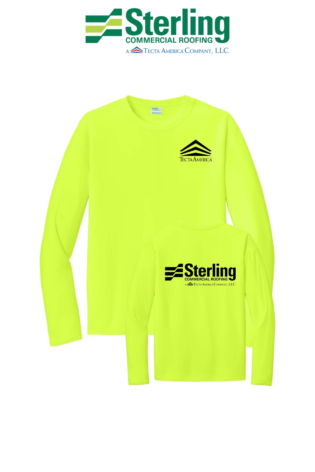 Port & Co™ Performance UPF 50 Long Sleeve - Sterling, A Tecta American Company LLC
