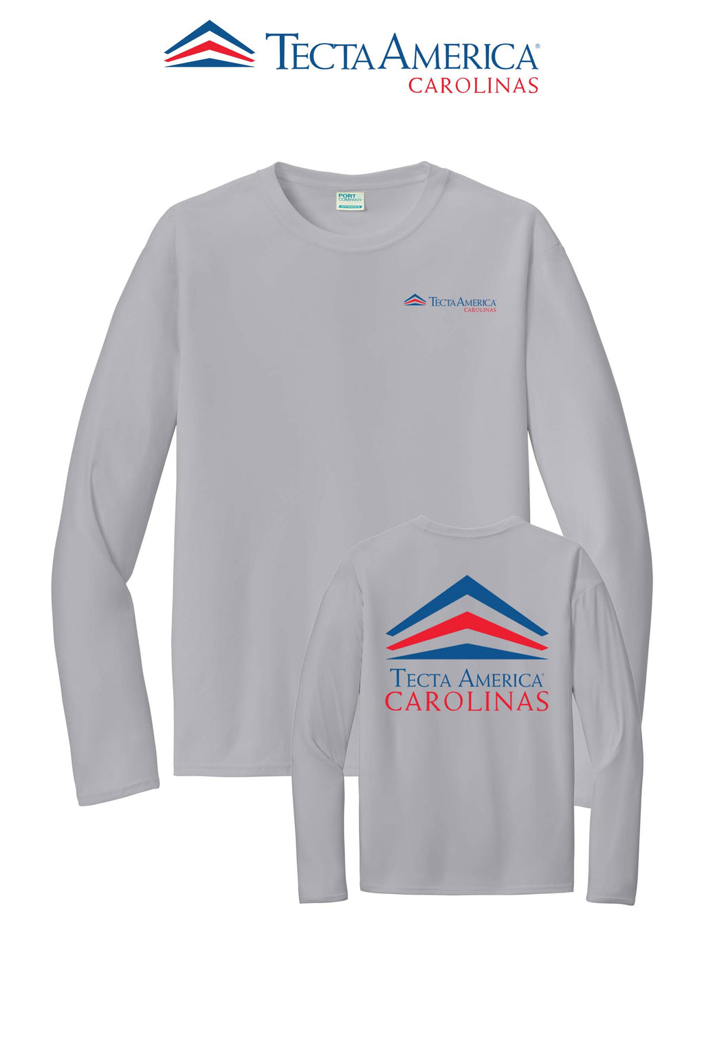 Port & Co™ Performance UPF 50 Long Sleeve - Tecta America Carolinas LLC