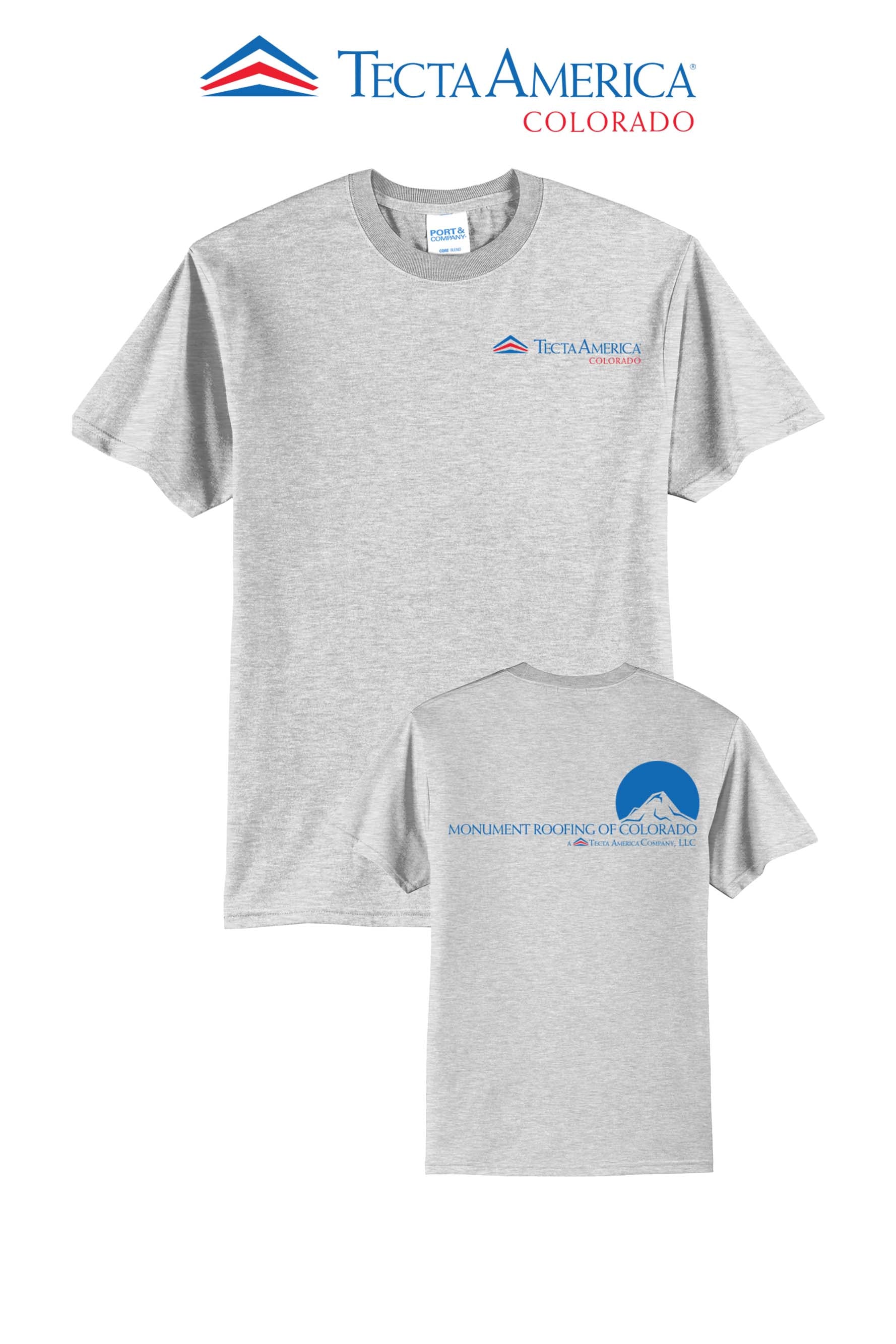 Port & Co™ Core Blend Tee - Monument Roofing of Colorado