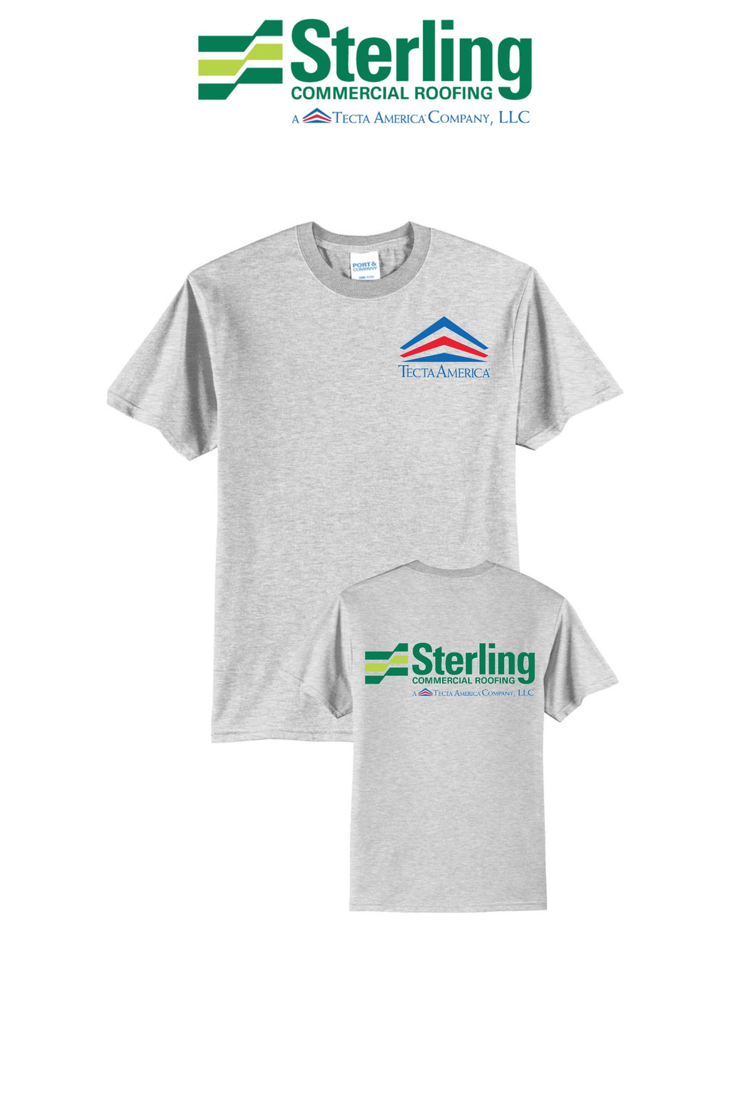 Port & Co™ Core Blend Tee - Sterling, A Tecta American Company LLC