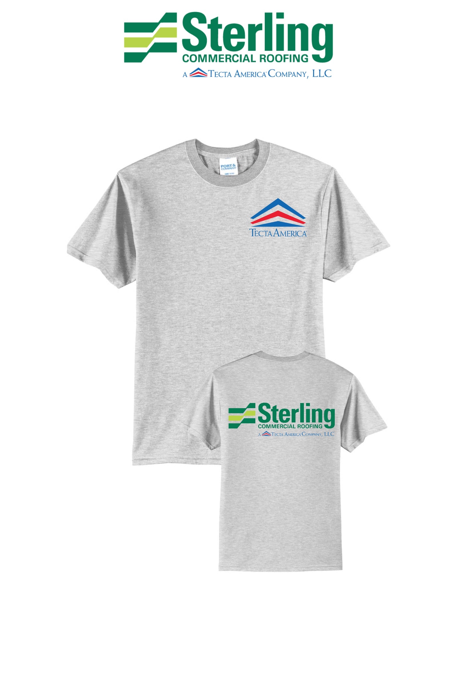 Port & Co™ Core Blend Tee - Sterling, A Tecta American Company LLC