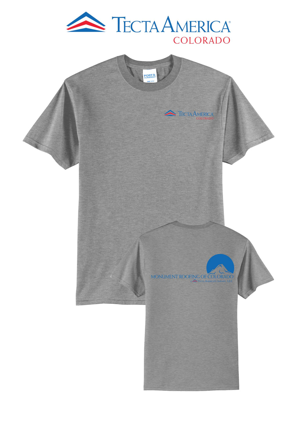 Port & Co™ Core Blend Tee - Monument Roofing of Colorado