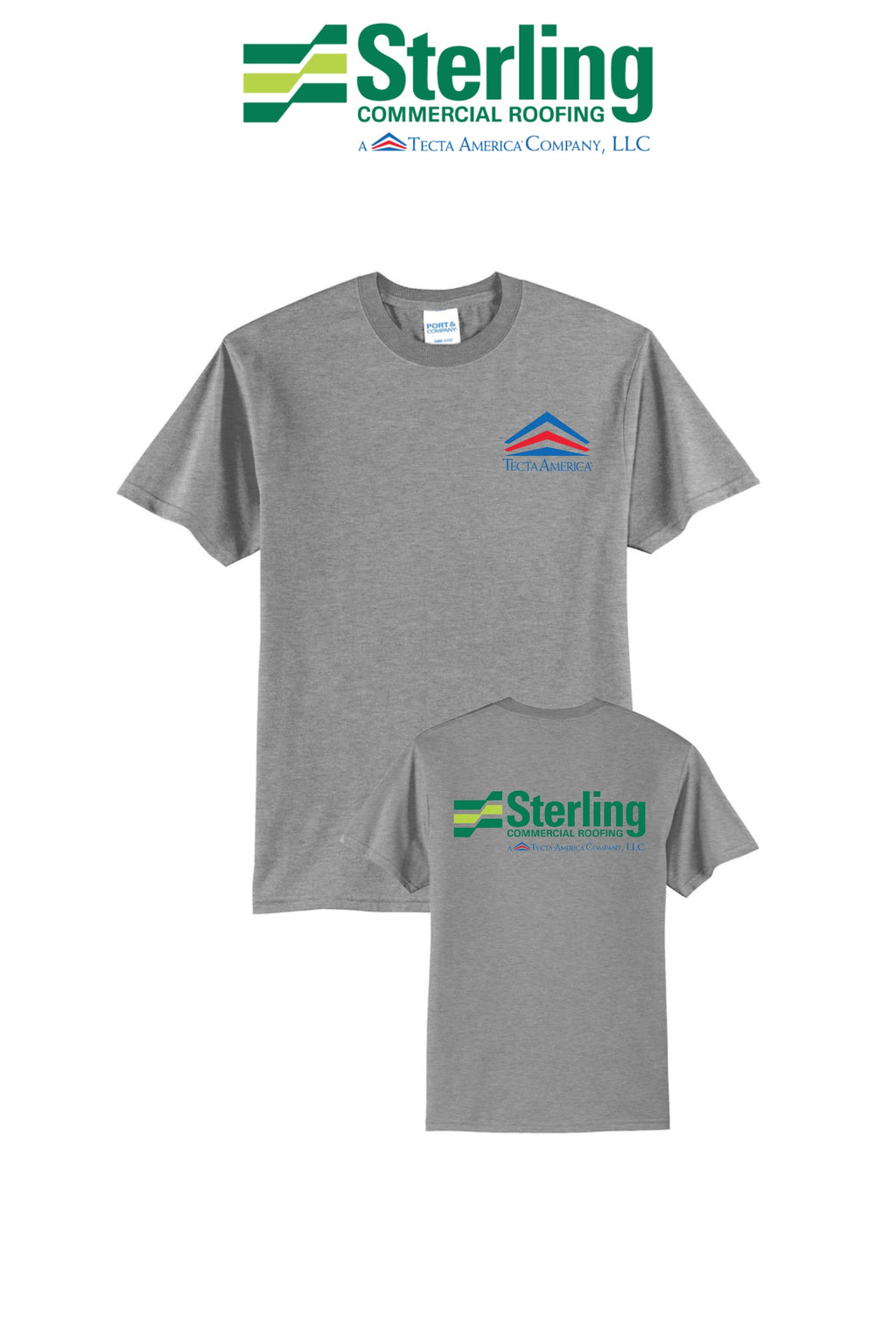 Port & Co™ Core Blend Tee - Sterling, A Tecta American Company LLC