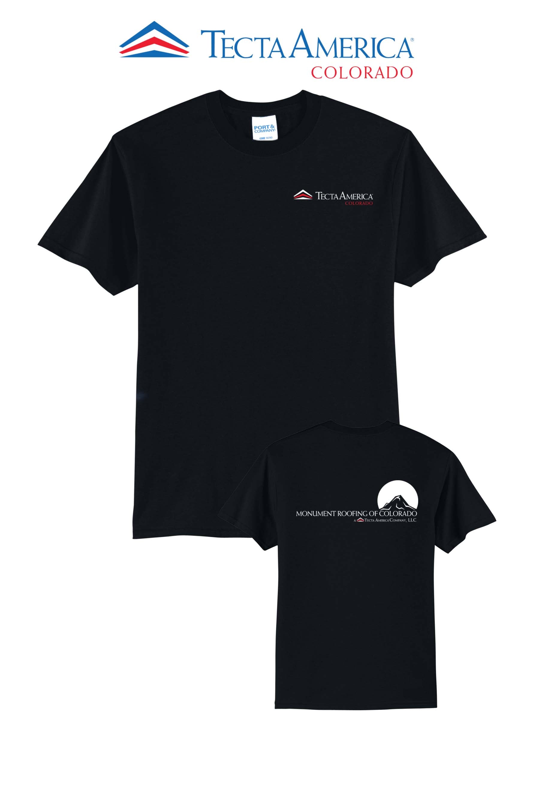 Port & Co™ Core Blend Tee - Monument Roofing of Colorado