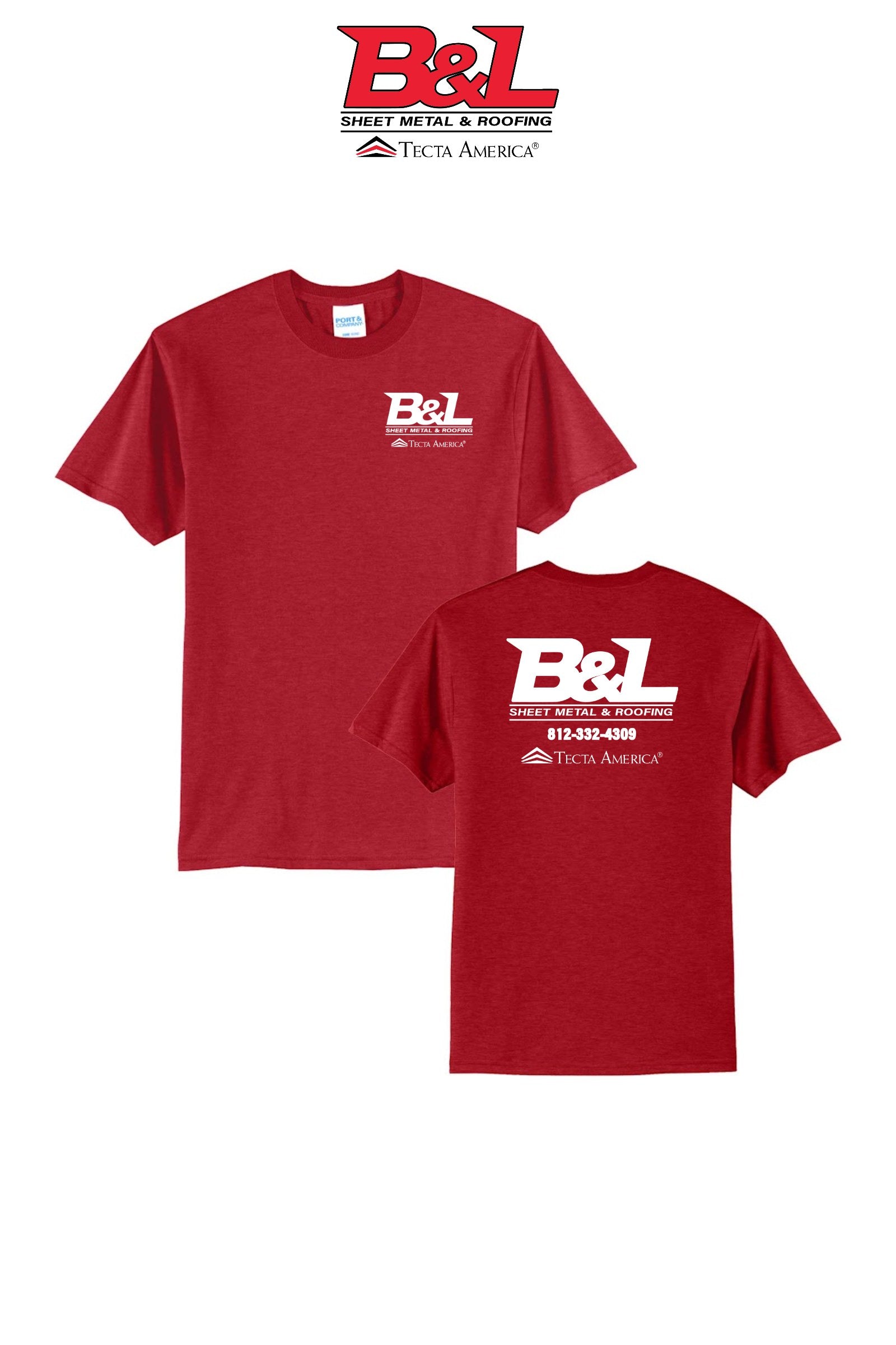 Port & Co™ Core Blend Tee - B&L Sheet Metal & Roofing