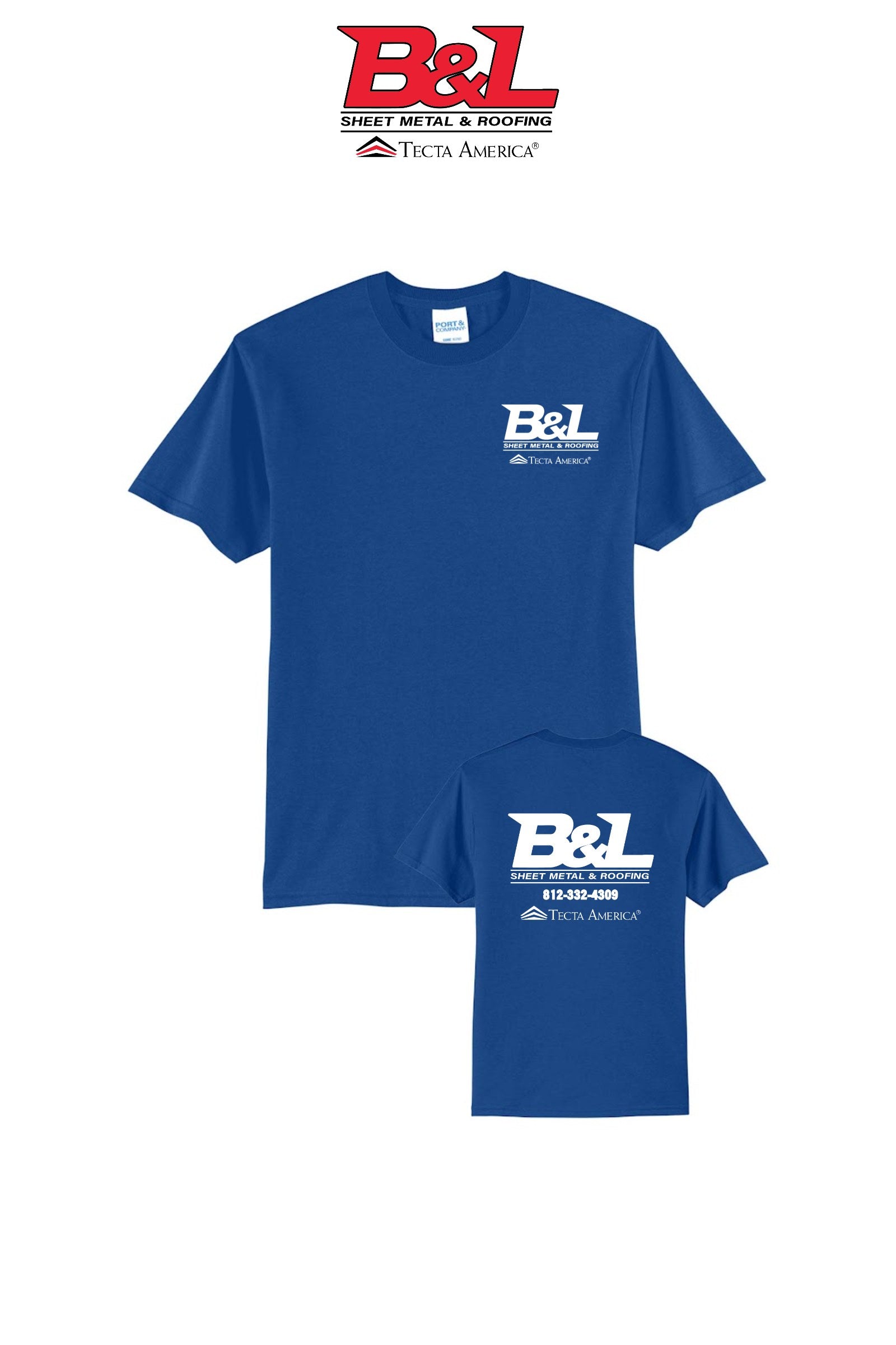 Port & Co™ Core Blend Tee - B&L Sheet Metal & Roofing