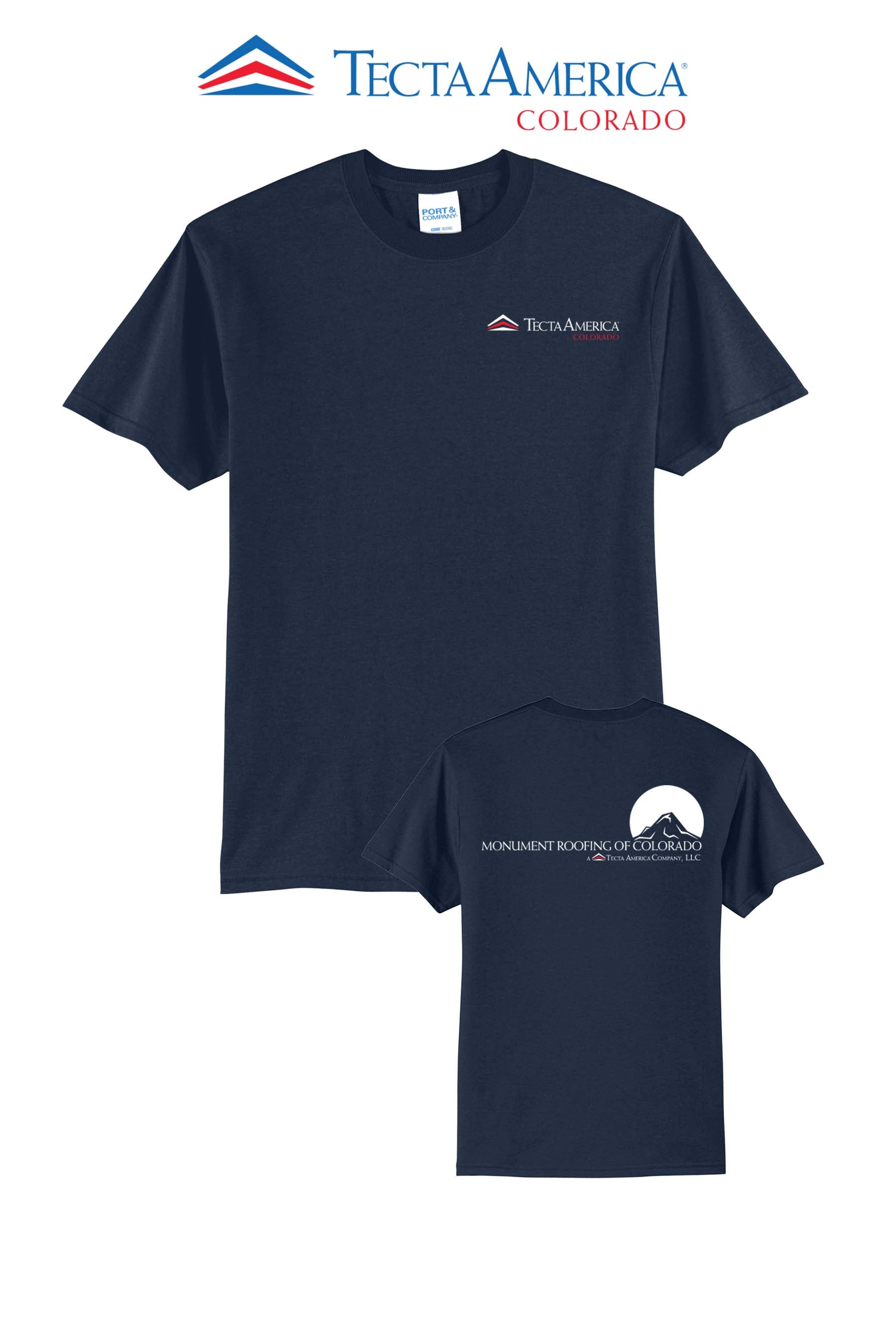 Port & Co™ Core Blend Tee - Monument Roofing of Colorado