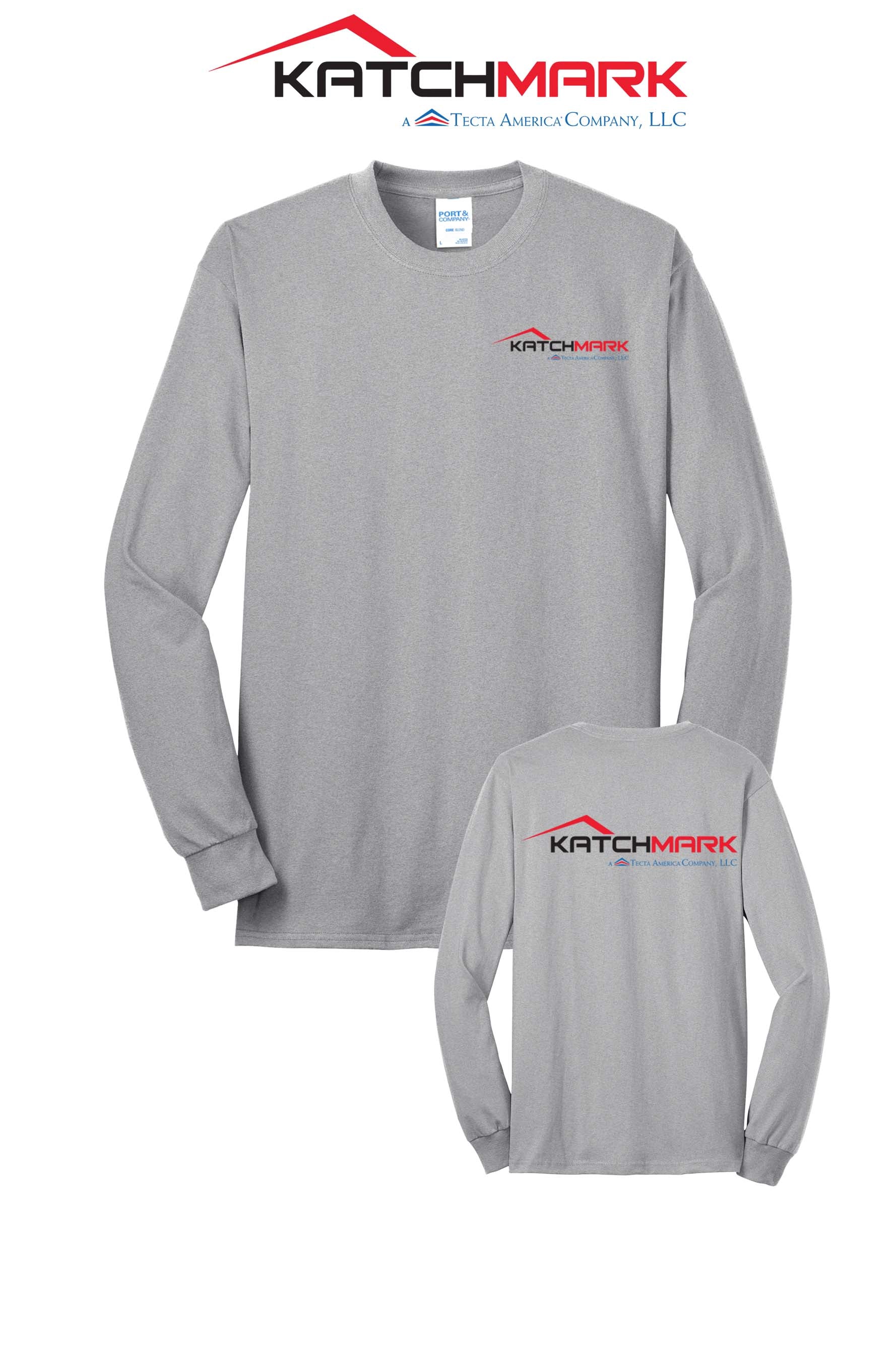 Port & Co™ Long Sleeve Core Blend Tee - Katchmark, A Tecta American Company LLC