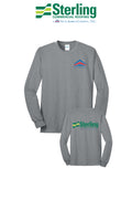 Port & Co™ Long Sleeve Core Blend Tee - Sterling, A Tecta American Company LLC
