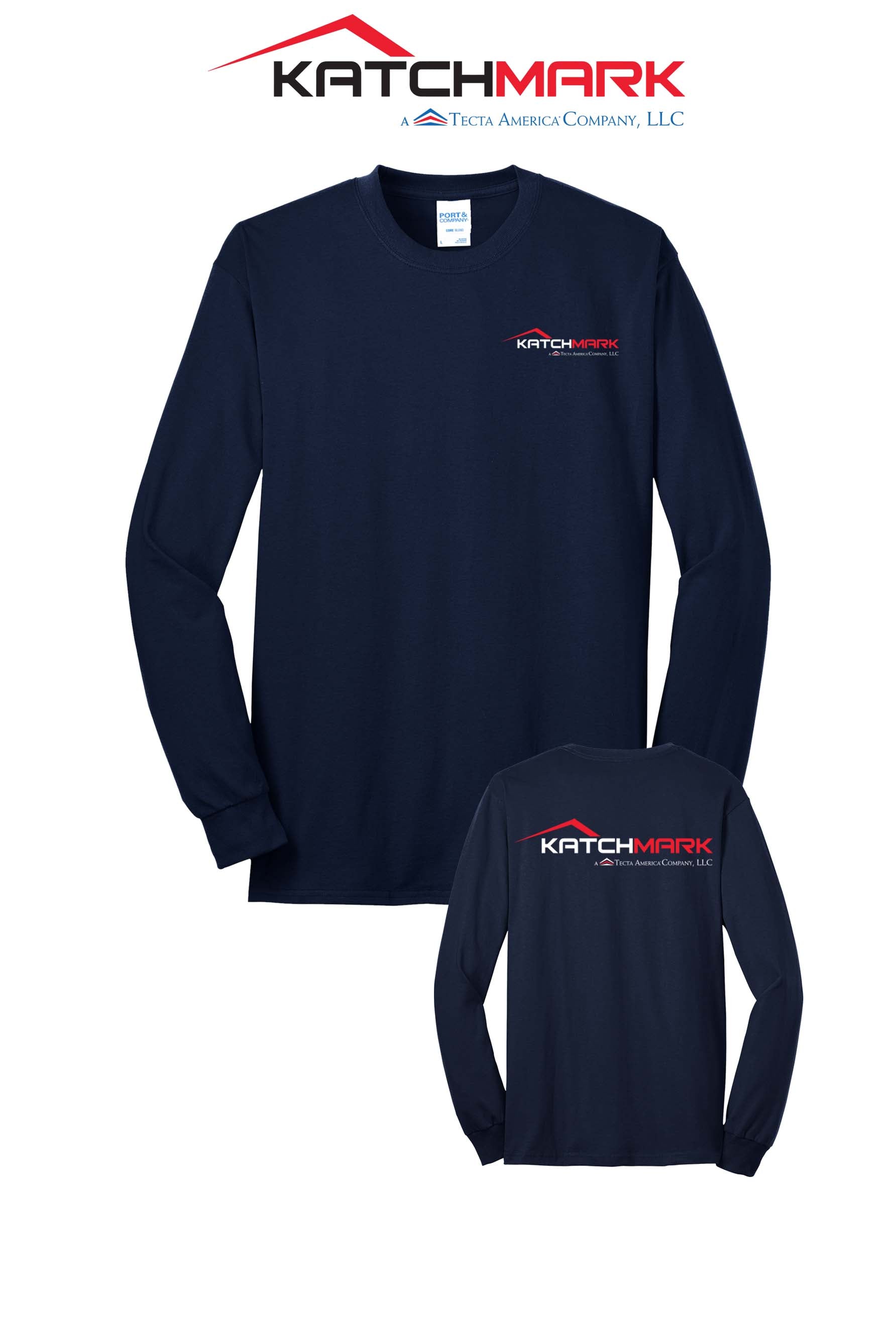 Port & Co™ Long Sleeve Core Blend Tee - Katchmark, A Tecta American Company LLC