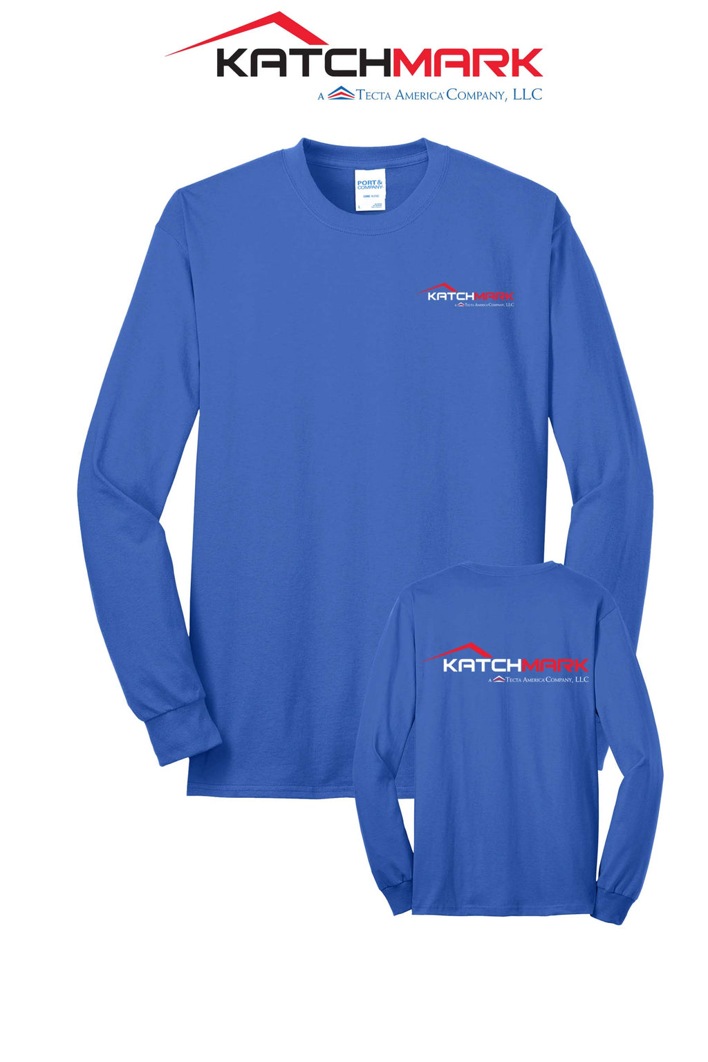 Port & Co™ Long Sleeve Core Blend Tee - Katchmark, A Tecta American Company LLC