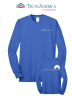 Port & Co™ Long Sleeve Core Blend Tee - Monument Roofing of Colorado