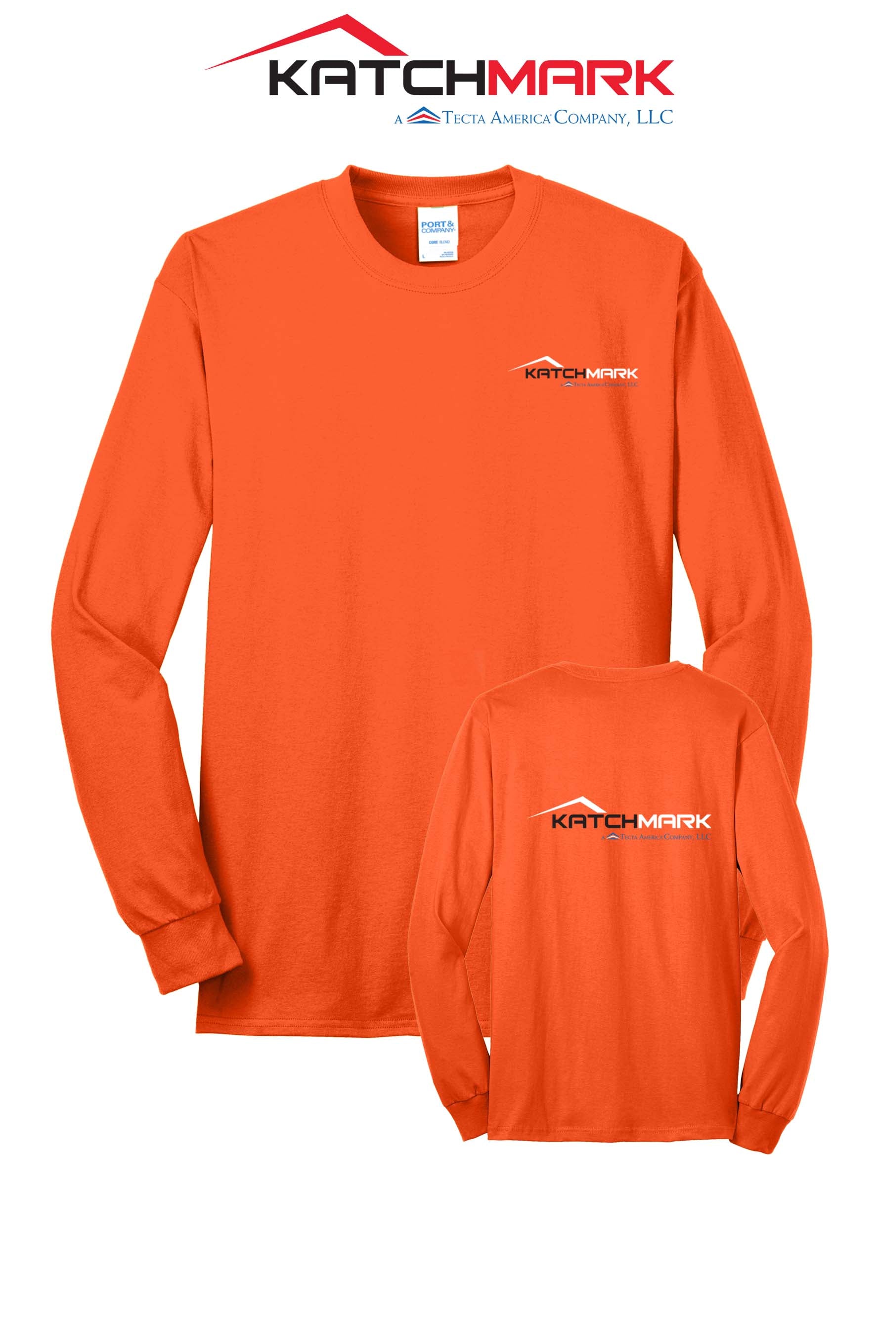 Port & Co™ Long Sleeve Core Blend Tee - Katchmark, A Tecta American Company LLC