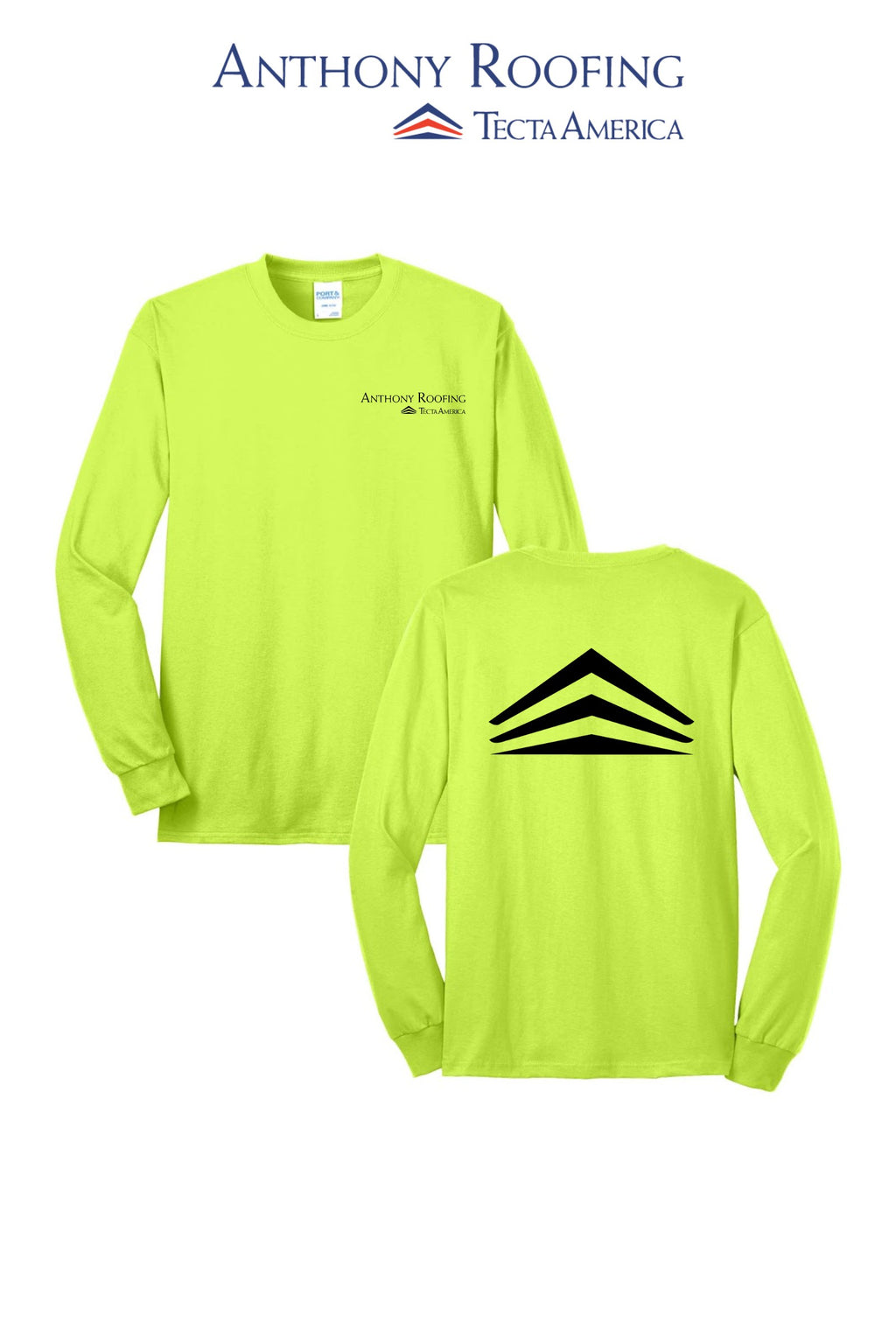 Port & Co™ Long Sleeve Core Blend Tee - Anthony Roofing
