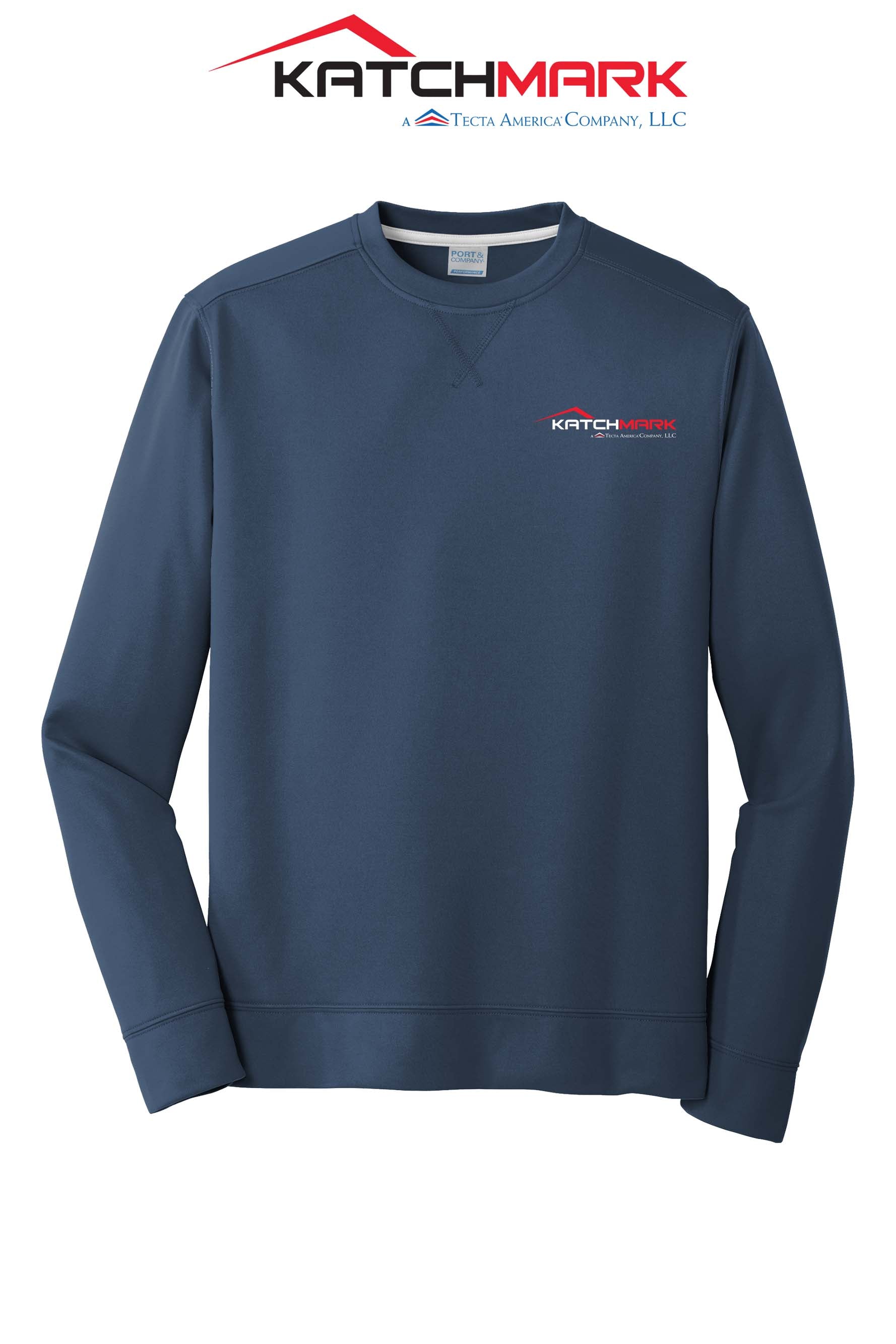 Port & Co™ Performance Fleece Crewneck Sweatshirt - Katchmark, A Tecta American Company LLC