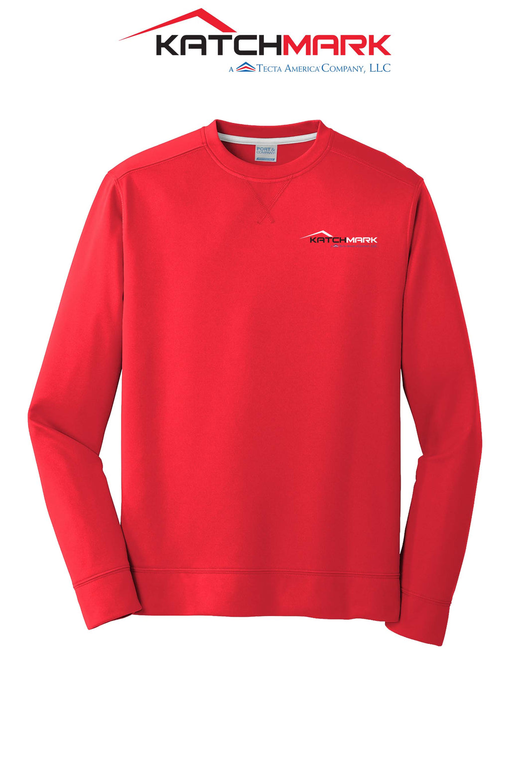 Port & Co™ Performance Fleece Crewneck Sweatshirt - Katchmark, A Tecta American Company LLC