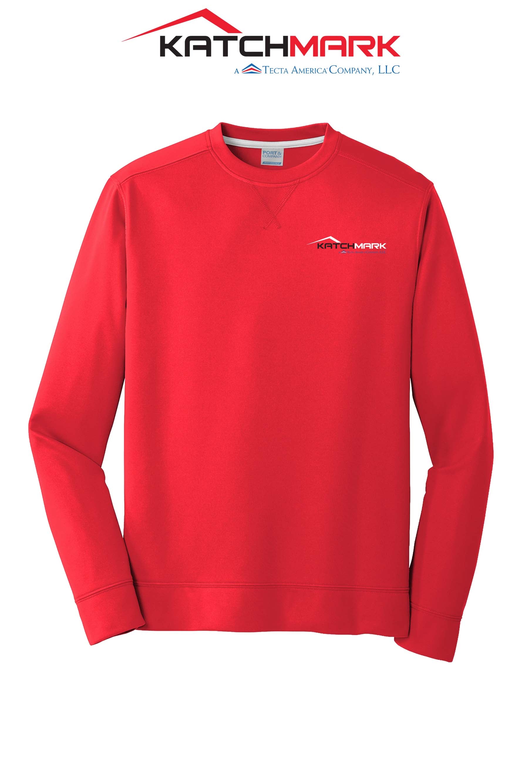 Port & Co™ Performance Fleece Crewneck Sweatshirt - Katchmark, A Tecta American Company LLC