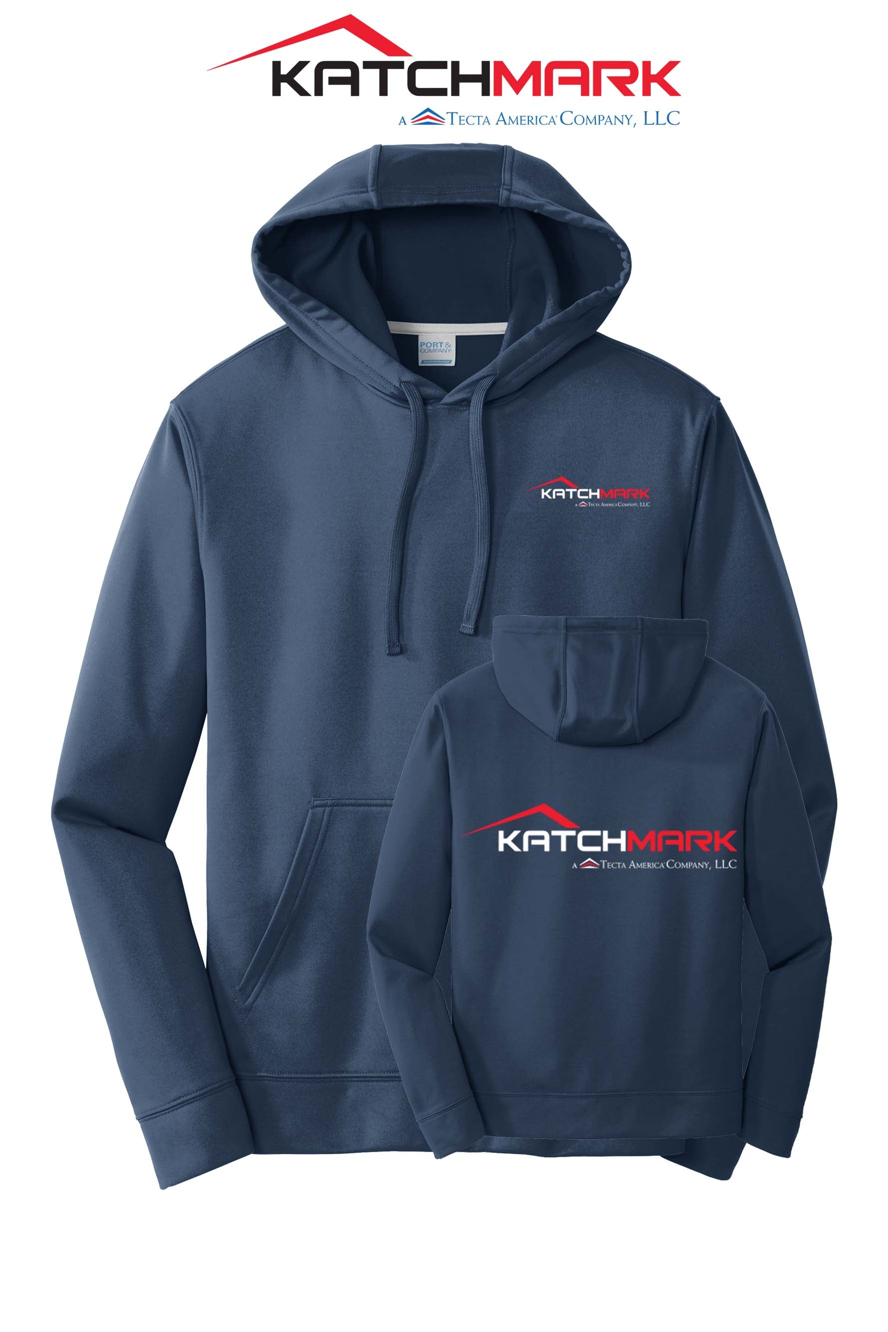 Port & Co™ Performance Fleece Pullover Hooded Sweatshirt - Katchmark, A Tecta American Company LLC